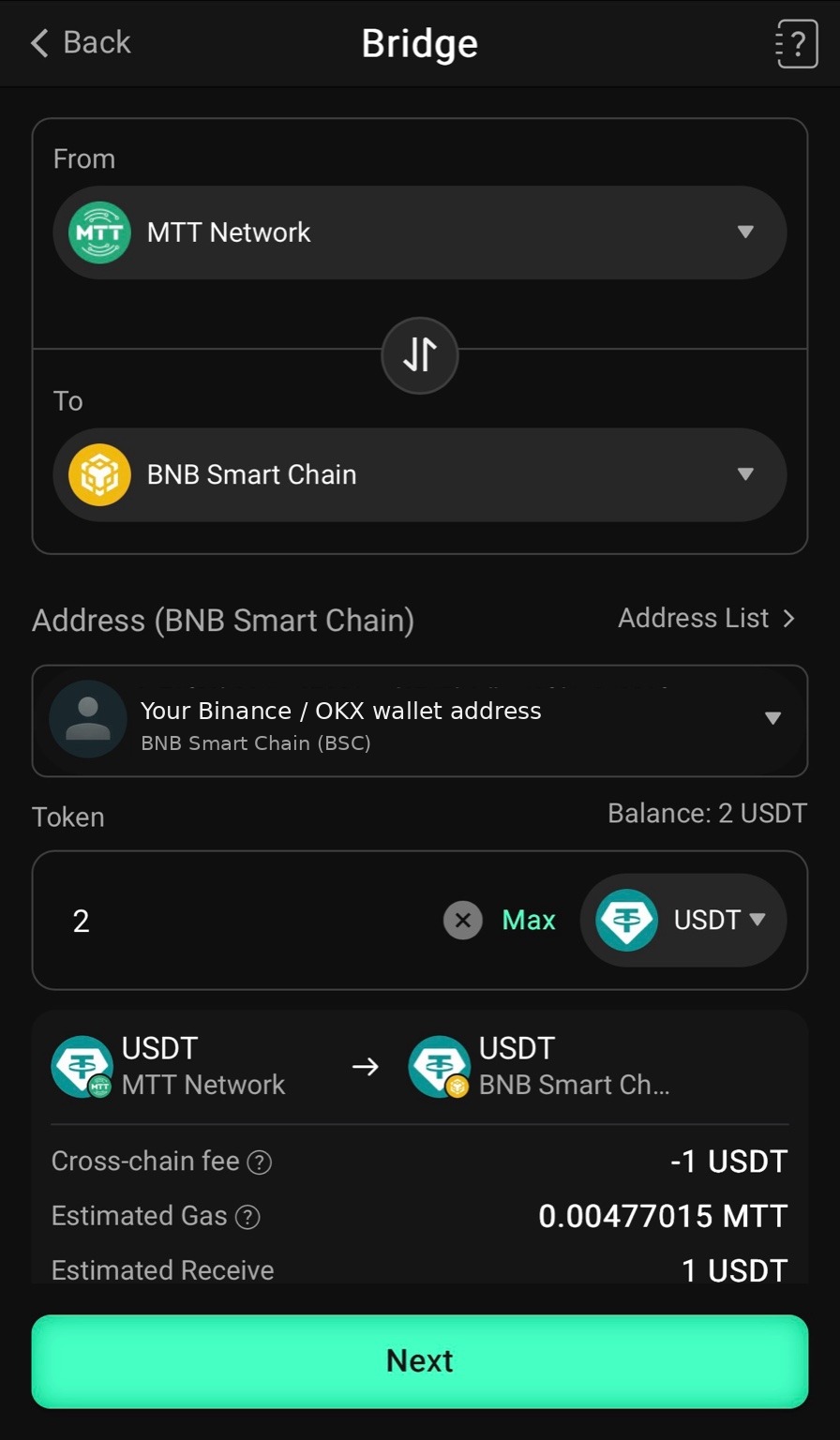 Bridge guide screenshot